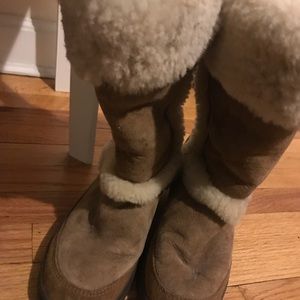 Ugg Sunburst Tall Boots, Size 9